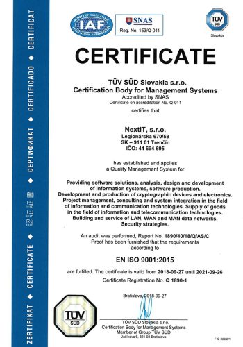 EN ISO 9001:2015